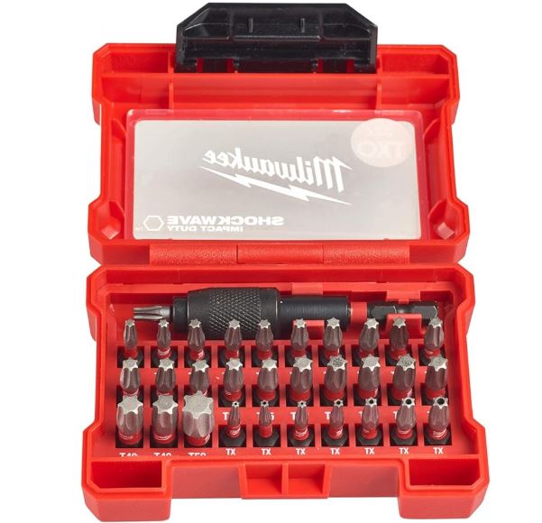 Milwaukee SHOCKWAVE Torx set bit nastavaka 32 kom